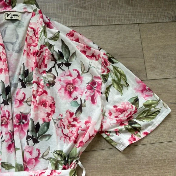Show Me Your MUMU Brie Garden of Florals Kimono Robe - Picture 6 of 8